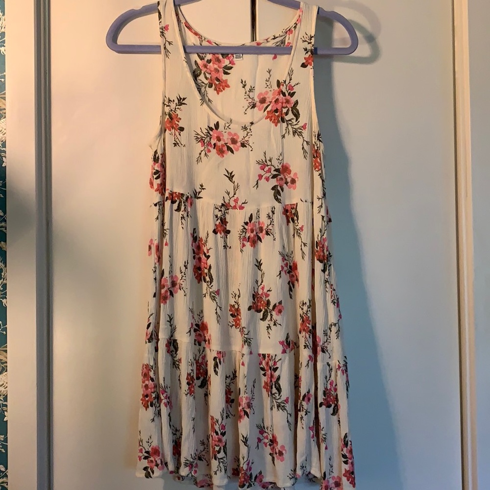 Floral Tank Tiered Dress